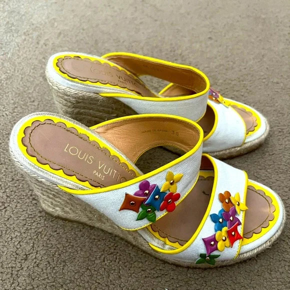 LOUIS VUITTON x Murakami Y2K Wedges - SIZE 38 - Picture 2 of 7